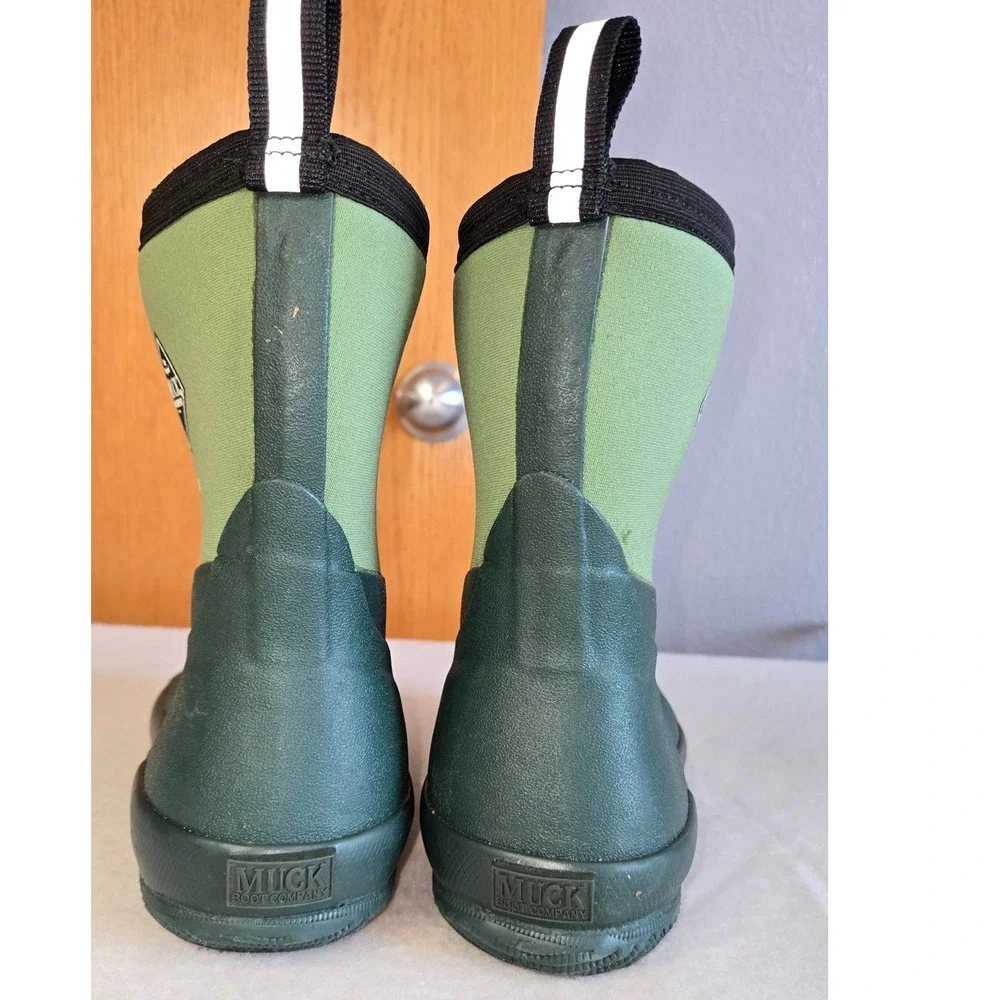 Muck Boot Company Scrub Green Waterproof Rubber Neoprene Work Boots Mens 8 Wmn 9